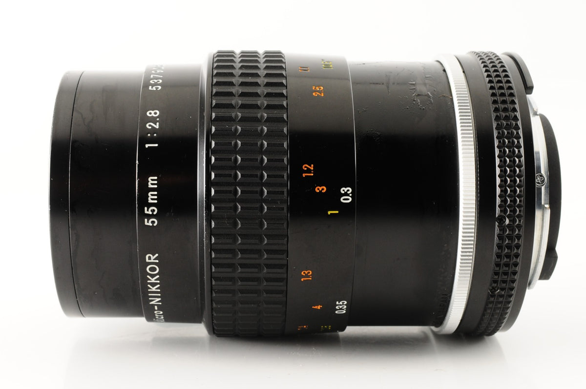 [Excellent] Nikon Ai-S Micro-Nikkor 55mm f/2.8 Manual Focus Macro Lens F #217