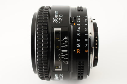 [Excellent] Nikon AF Nikkor 35mm f/2 D Auto Focus Wide Angle Lens JAPAN #333