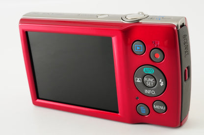 [Near MINT] Canon IXY 180 Red PowerShot ELPH 180 Digital Camera Japan #369