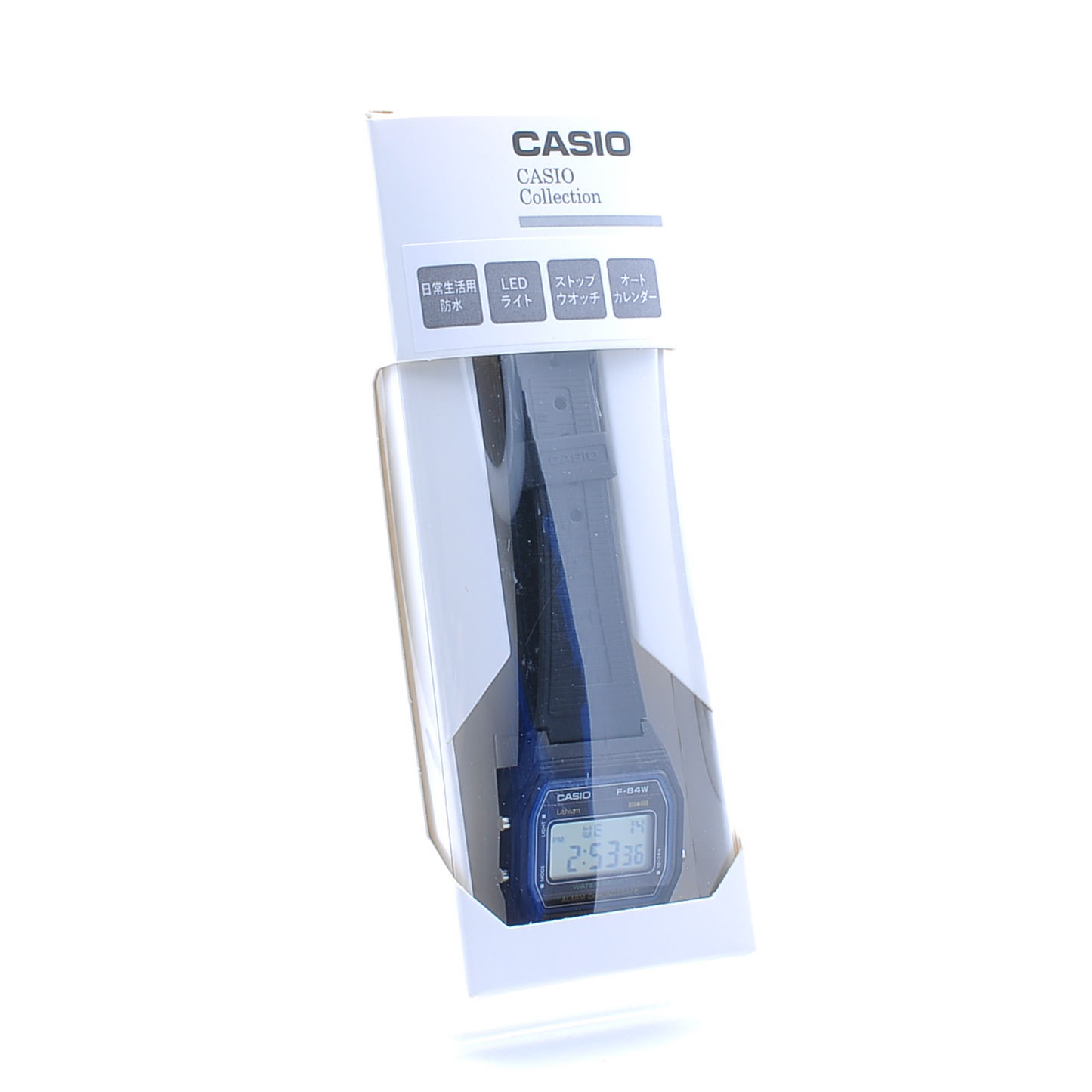 [Brand New] Casio F-84W-1QJH Black Light Men's Standard Digital Wristwatch