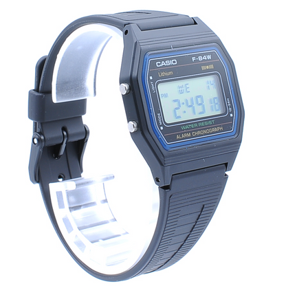 [Brand New] Casio F-84W-1QJH Black Light Men's Standard Digital Wristwatch