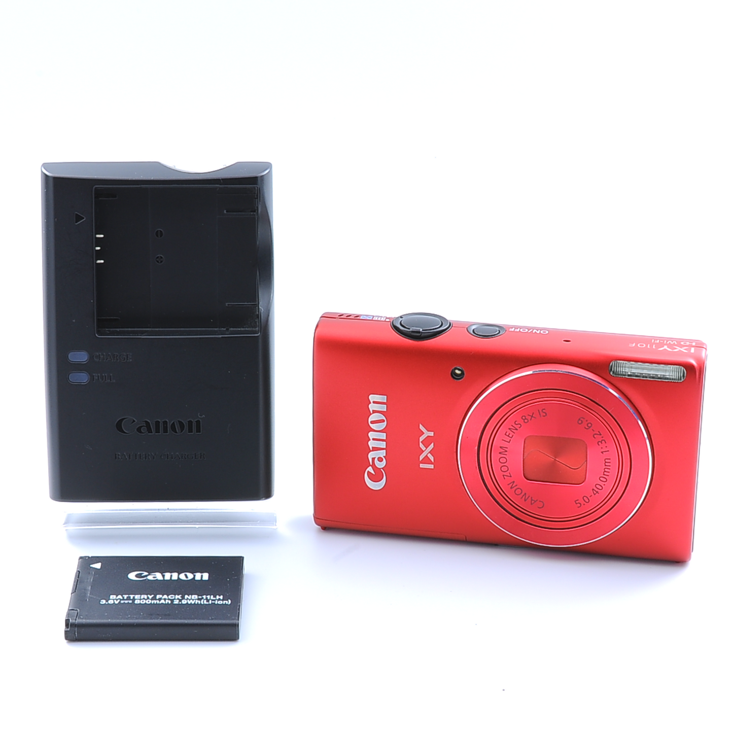 [Near MINT] Canon IXY 110F Red PowerShot ELPH 130 IS Digital Camera #505078