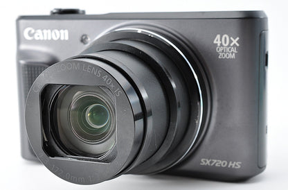 [Near MINT] Canon PowerShot SX720 HS Black 20.3MP Compact Digital Camera #122