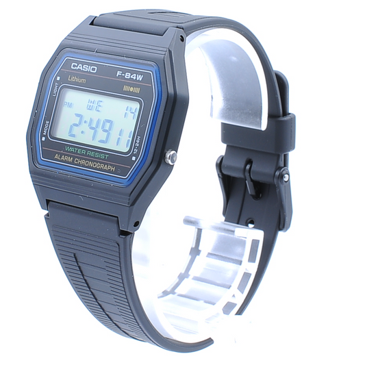 [Brand New] Casio F-84W-1QJH Black Light Men's Standard Digital Wristwatch