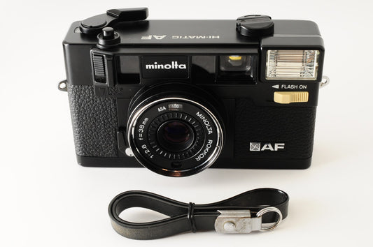 [Excellent] Minolta Hi-Matic AF 35mm Point & Shoot Film Camera From Japan #349