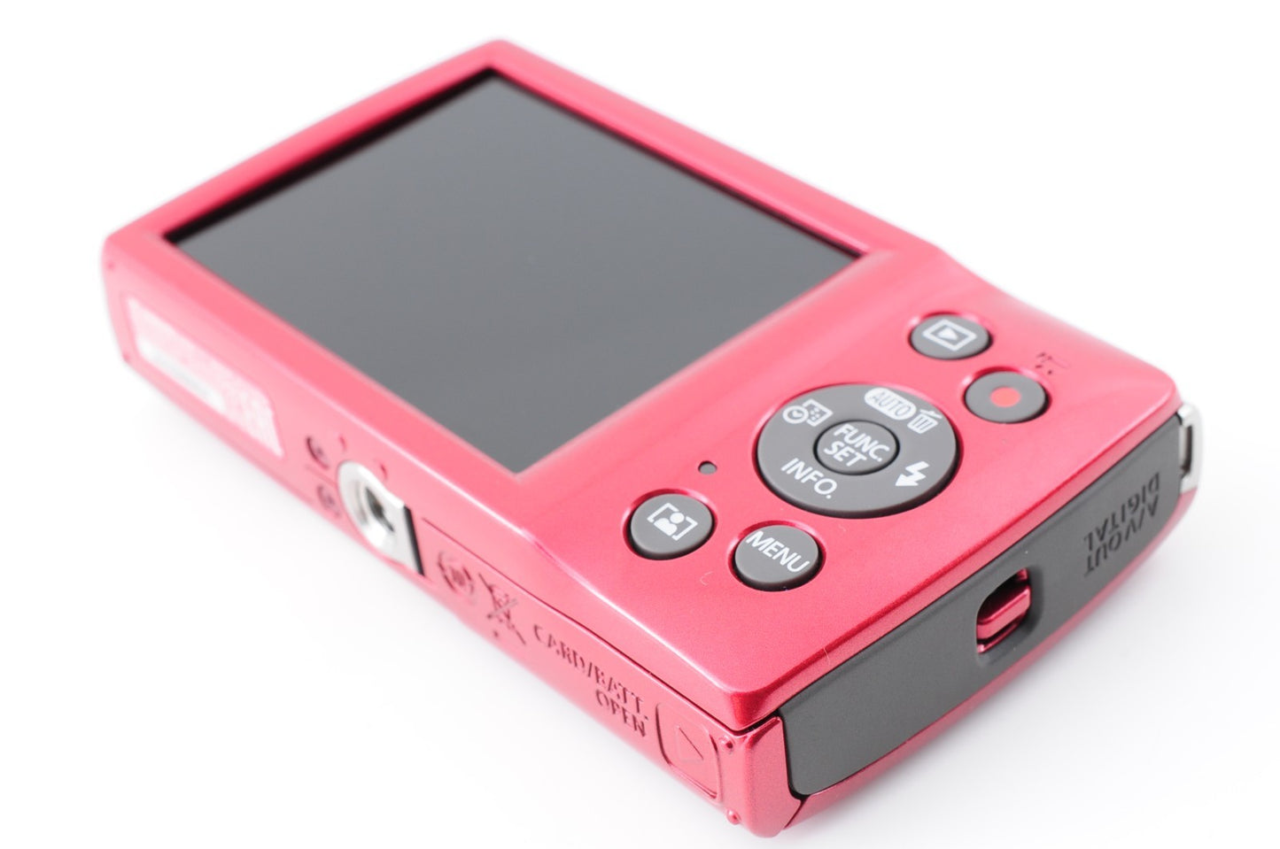 [Near MINT] Canon IXY 200 PowerShot ELPH 185 Red Digital Camera from Japan #170