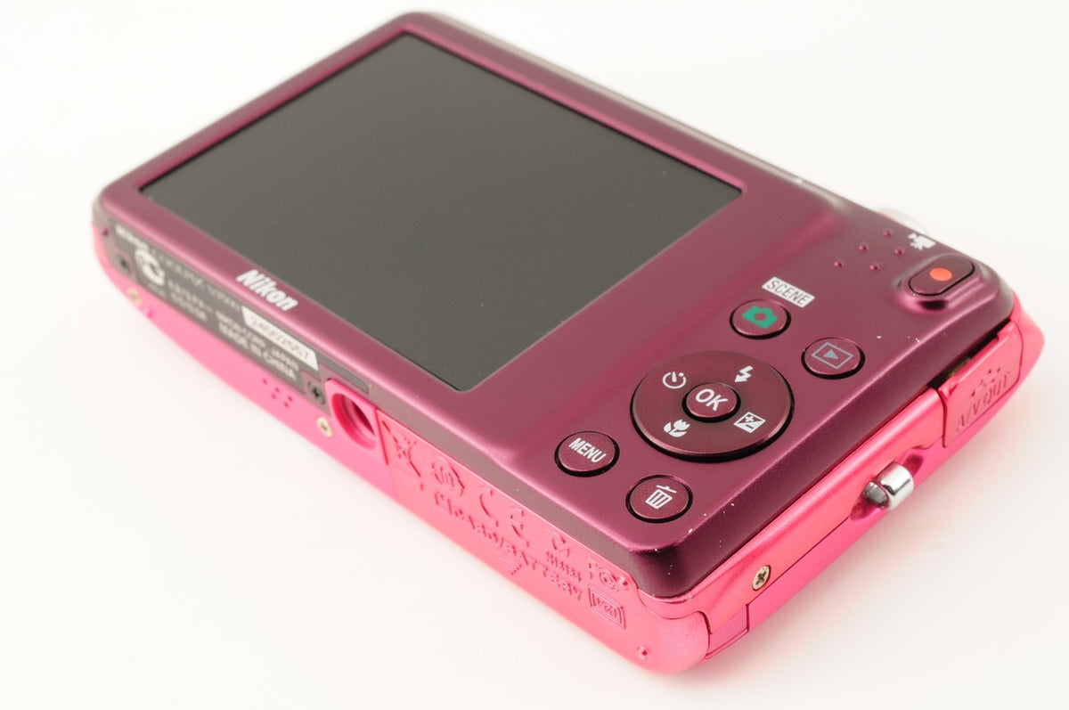 [MINT] Nikon Coolpix S3500 Pink Compact 20.0MP Digital Camera from Japan #137