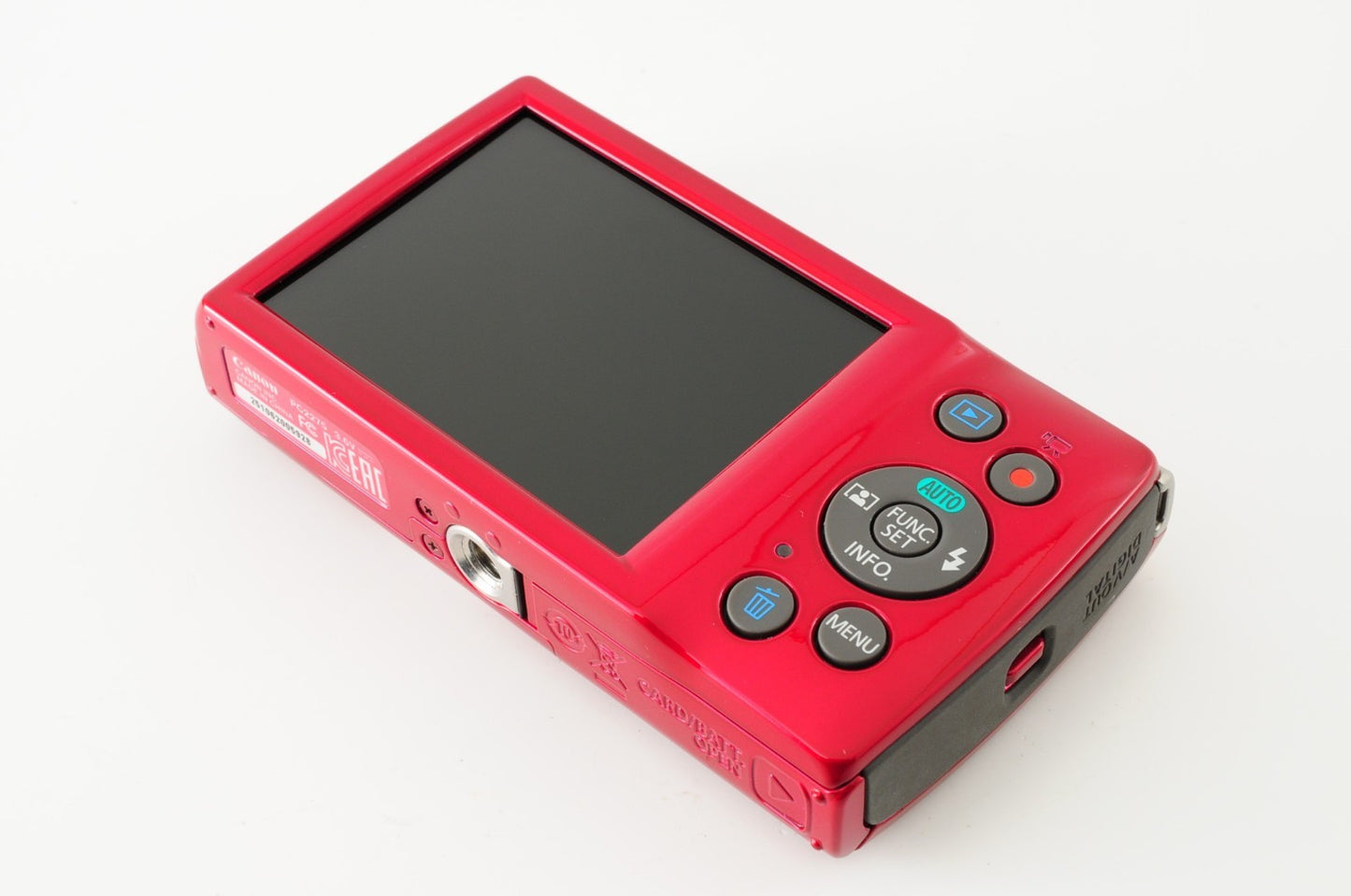 [Near MINT] Canon IXY 180 Red PowerShot ELPH 180 Digital Camera Japan #369