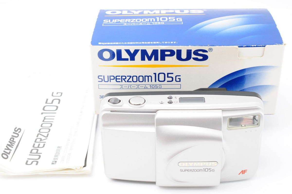 [MINT] Olympus Superzoom 105G 35mm Point & Shoot Film Camera Japan #165