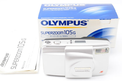 [MINT] Olympus Superzoom 105G 35mm Point & Shoot Film Camera Japan #165