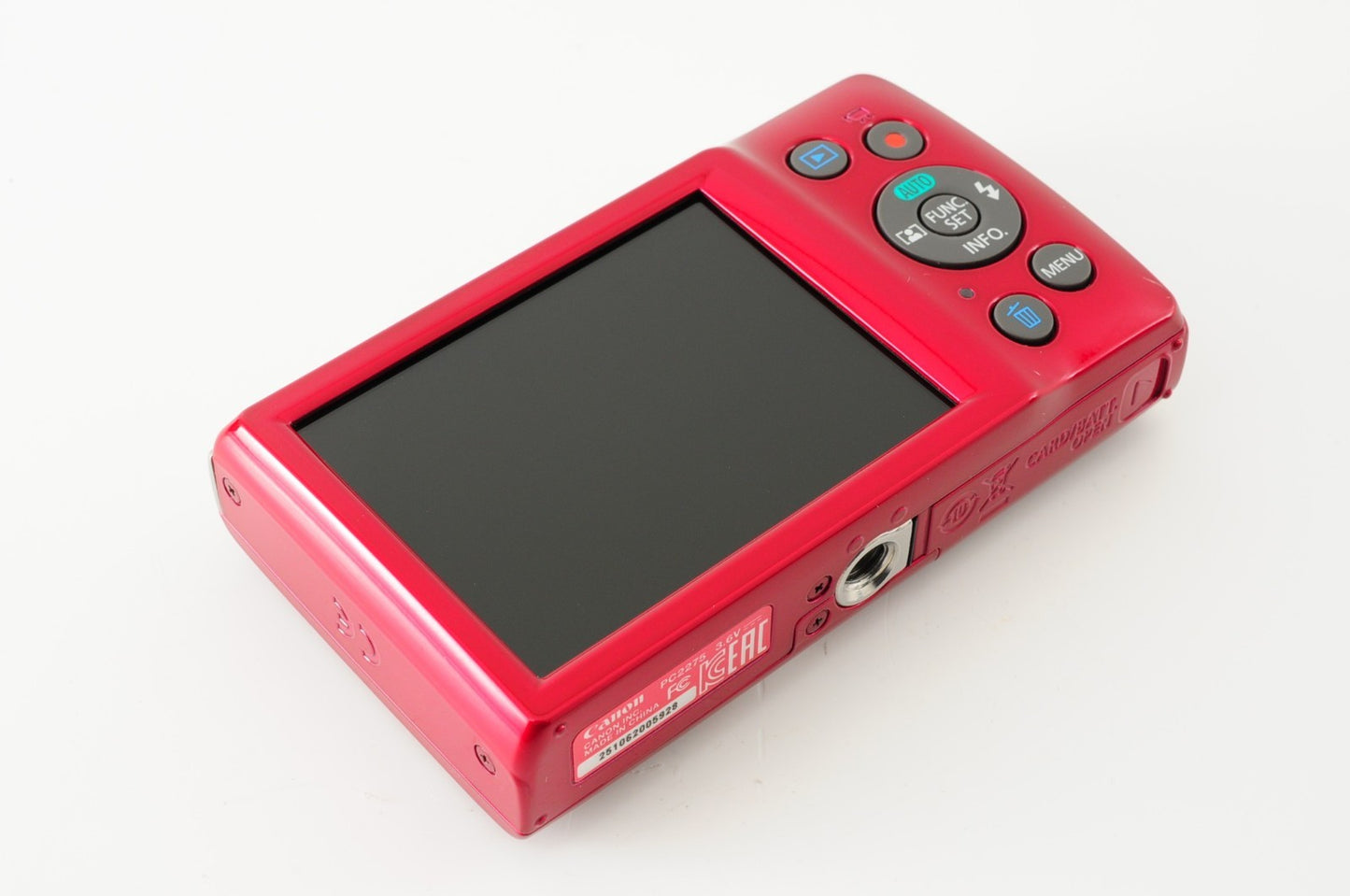 [Near MINT] Canon IXY 180 Red PowerShot ELPH 180 Digital Camera Japan #369