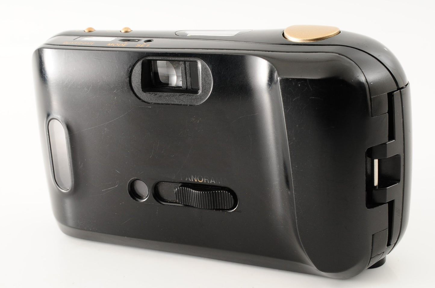[Excellent] Olympus Î¼ mju Panorama Black 35mm Point & Shoot Camera Japan #376