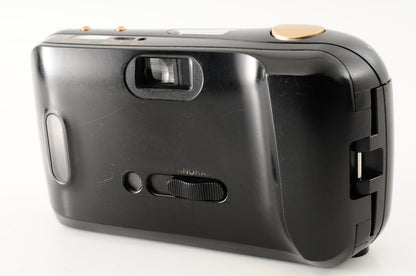 [Excellent] Olympus Î¼ mju Panorama Black 35mm Point & Shoot Camera Japan #376