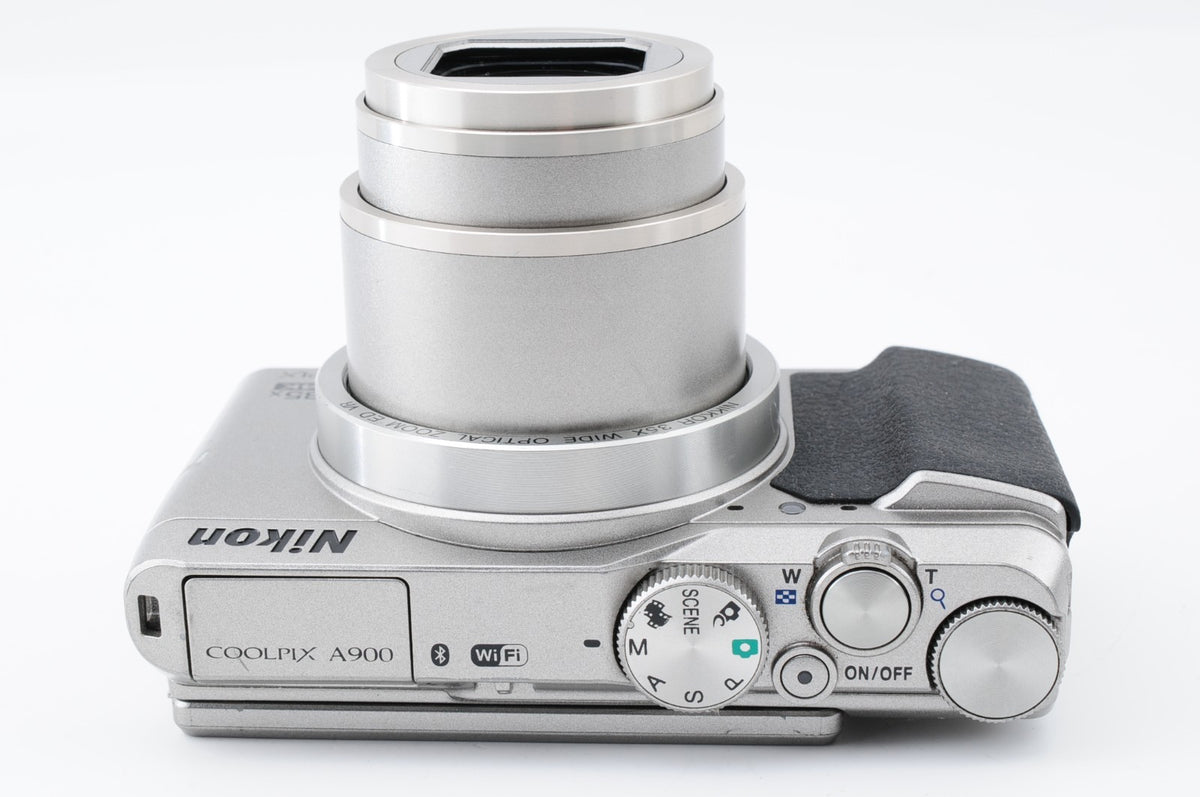 [Excellent] Nikon COOLPIX A900 20.0MP Digital Camera Silver Zoom Lens #280