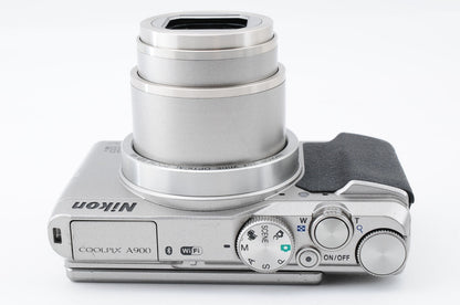 [Excellent] Nikon COOLPIX A900 20.0MP Digital Camera Silver Zoom Lens #280