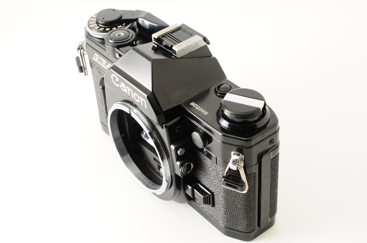 [Excellent] Canon AE-1 Black 35mm SLR Film Camera FD 50mm f1.4 S.S.C. Lens #345