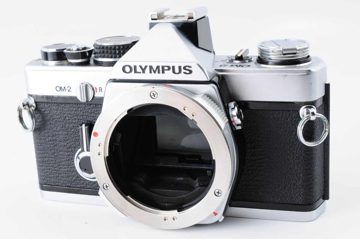 [Near MINT] Olympus OM-2 Silver 35mm Film Camera G.Zuiko 50mm f/1.4 Lens #358