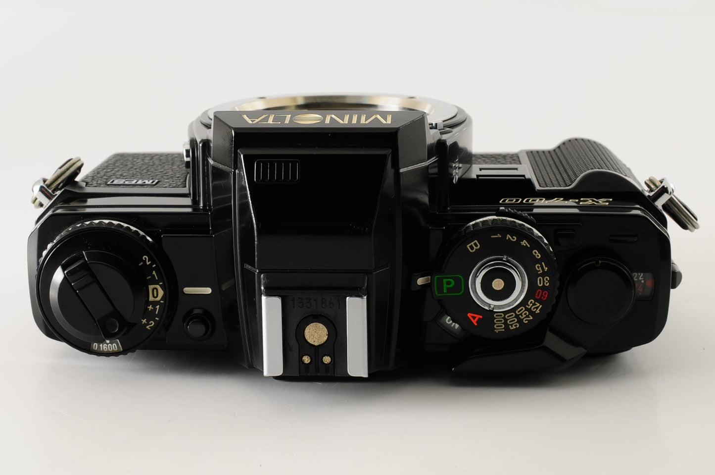 [Excellent] Minolta X-700 Black SLR Film Camera MD Rokkor 50mm f/1.7 Lens #362
