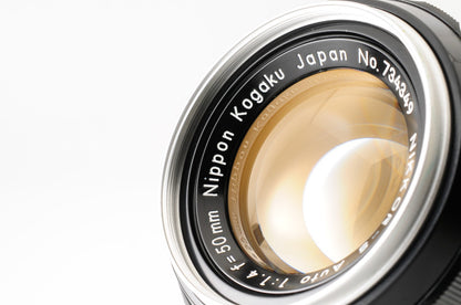 [Excellent] Nikon Nikkor S Auto 50mm F1.4 MF Standard Lens Nikon Lens #387