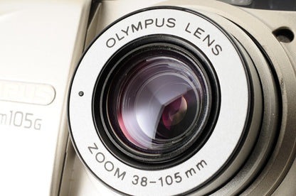 [Excellent] Olympus Superzoom 105G 35mm Point & Shoot Film Camera Japan #399