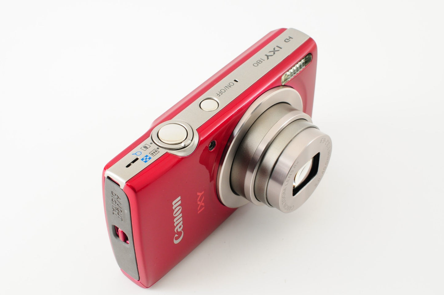 [Near MINT] Canon IXY 180 Red PowerShot ELPH 180 Digital Camera Japan #369