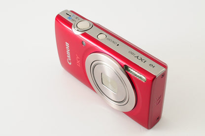 [Near MINT] Canon IXY 180 Red PowerShot ELPH 180 Digital Camera Japan #369