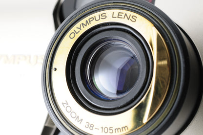 [Near MINT] Olympus Mju Zoom 105 Deluxe 35mm Point & Shoot Film Camera #339