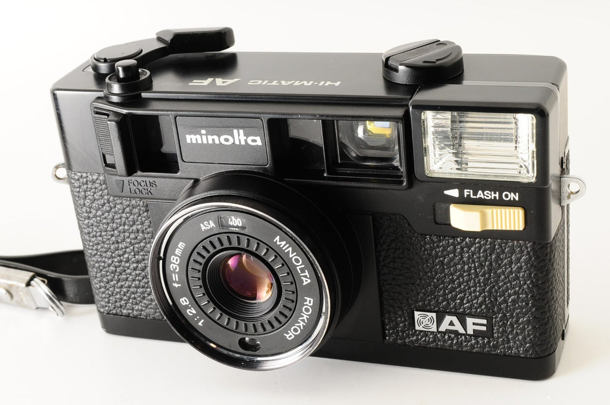 [Excellent] Minolta Hi-Matic AF 35mm Point & Shoot Film Camera From Japan #349
