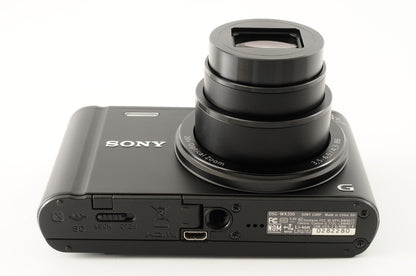 [Near MINT] Sony Cyber-shot DSC-WX350 18.2MP Digital Camera Black Wi-Fi #283