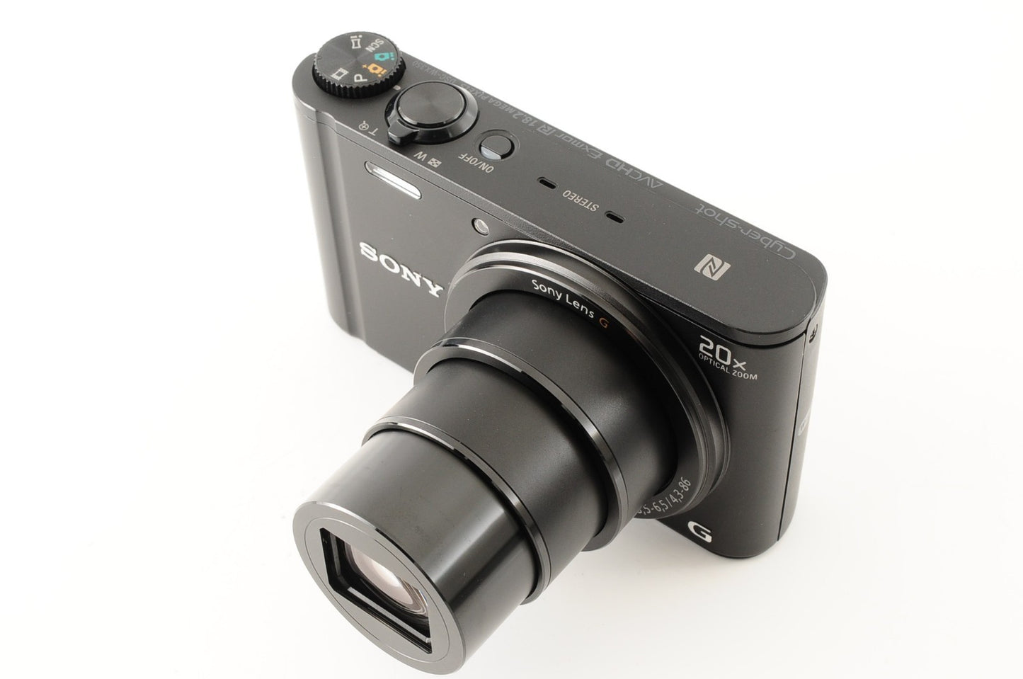 [Near MINT] Sony Cyber-shot DSC-WX350 18.2MP Digital Camera Black Wi-Fi #283