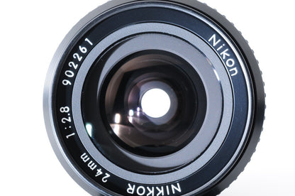 [MINT] Nikon Ai-s Ais Nikkor 24mm F/2.8 MF Wide Angle Prime Lens Japan #314