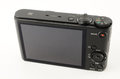 [Near MINT] Sony Cyber-shot DSC-WX350 18.2MP Digital Camera Black Wi-Fi #283