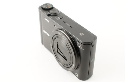 [Near MINT] Sony Cyber-shot DSC-WX350 18.2MP Digital Camera Black Wi-Fi #283